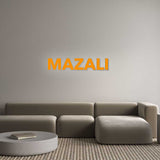 Custom Sign: MAZALI